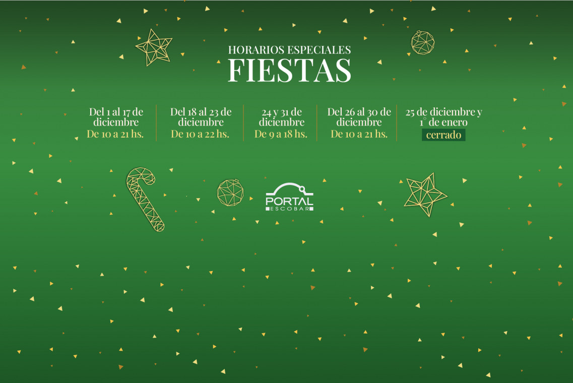 Horarios especiales